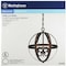 Westinghouse Three-Light Indoor Chandelier Stella Mira ORB 6341800 - alternate 4